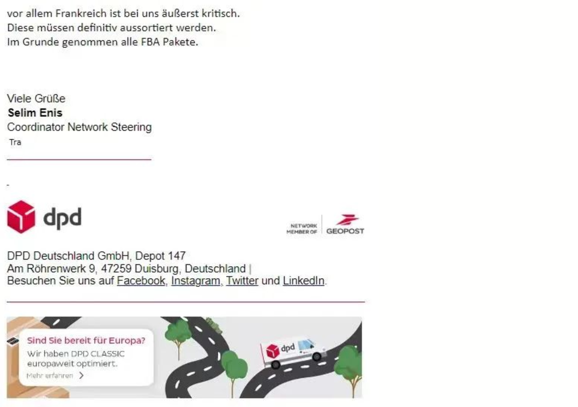 欧洲DPD快递爆仓！延误或停止发往FBA仓货物