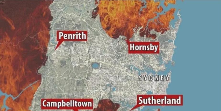 出口到澳大利亚悉尼,布里斯班物流注意延误,大火让澳州多地区进入紧急状态