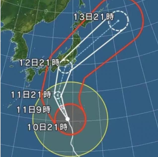 出口到日本的物流货代注意！台风海贝斯影响日本多个航司取消航班