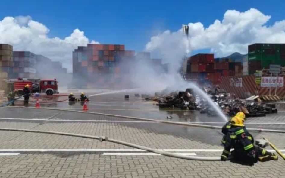 深圳盐田港集装箱着火！又是锂电池惹的祸